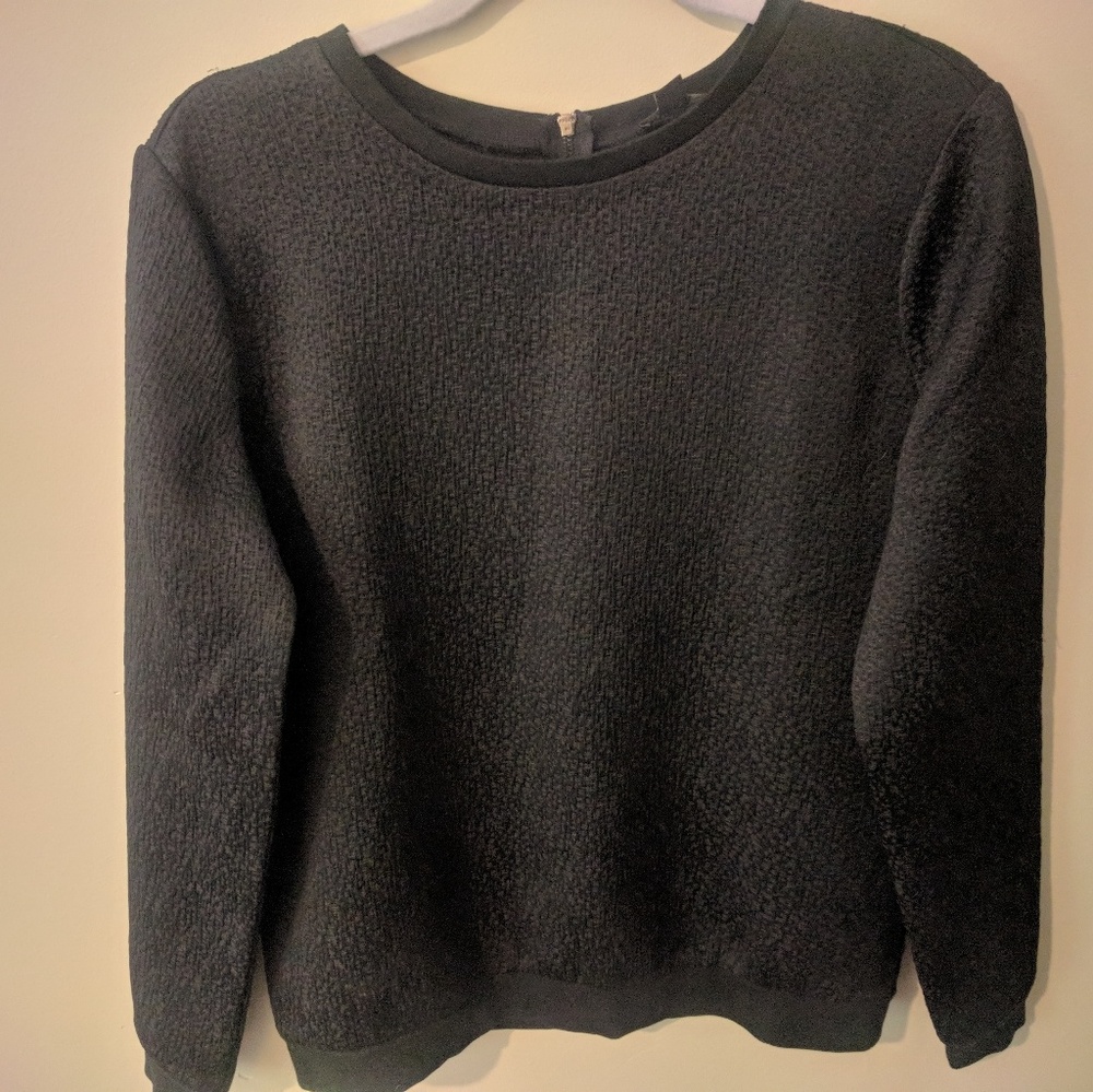 ANN TAYLOR Textured Sweatshirt